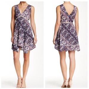BB Dakota Flirty V Neck Dress